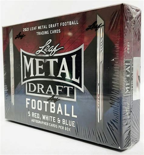 2021 leaf metal draft football hobby box|leaf metal draft checklist.